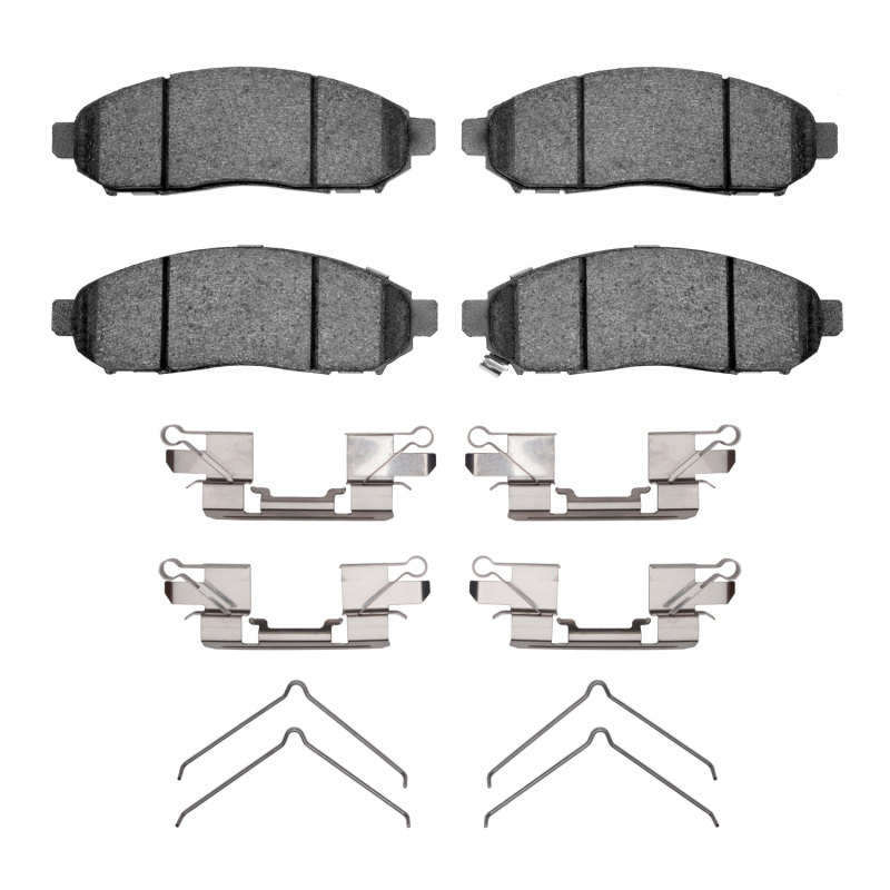 Chevrolet City Express Brake Pads - Front - R1 Concepts - Optimum OE Pads & Hardware Kit - `05-`25